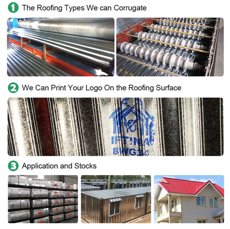 China Manufacturer Steel Corrugated Roof Sheet Galvanized Steel Sheet