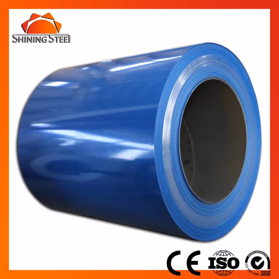(GI, GL, PPGI, PPGL) Revestimiento de color Prepintado Galvanizado Pintado/Galvalume Az120 Material del perfil corrugado Bobina/lámina de acero