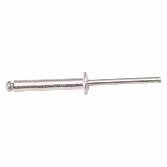 Material de acero de aluminio de gran calidad Cabeza pintada de gris o natural Clavo de remache ciego 3.2''